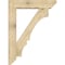 Ekena Millwork Balboa Slat Rough Sawn Bracket w/ Offset Brace, Douglas Fir, 8"W x 36"D x 48"H BKT0806X36X48BOA06RDF - alternate 2